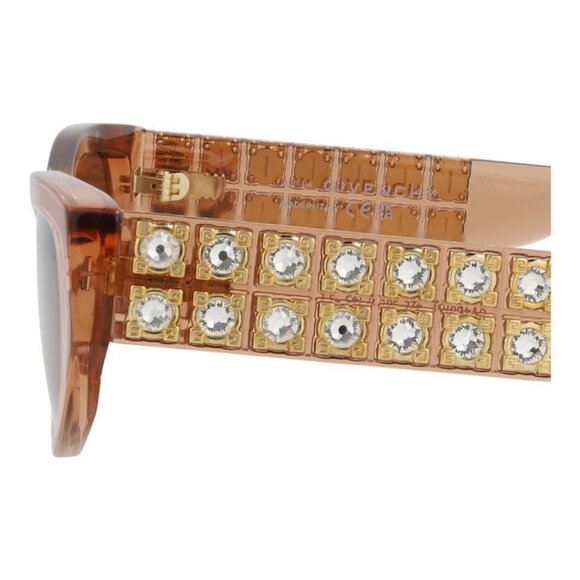 Givenchy Womens Cat Eye Orange Orange Brown Fashion Designer Eyewear - Picture 4 of 4